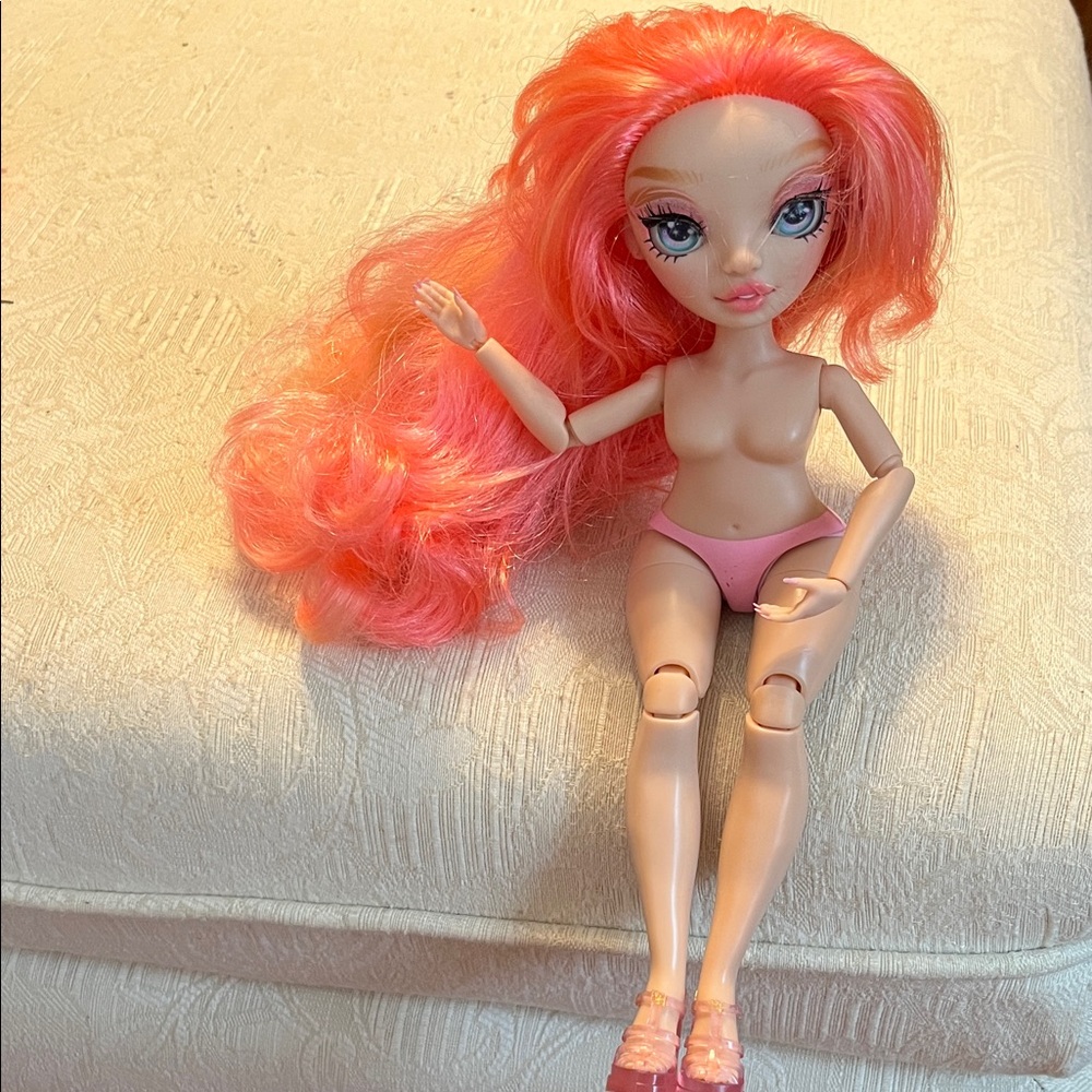 Pink Hair Fashion Doll